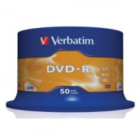 VERBATIM Campana 50 DVD-R AZO Vergini 